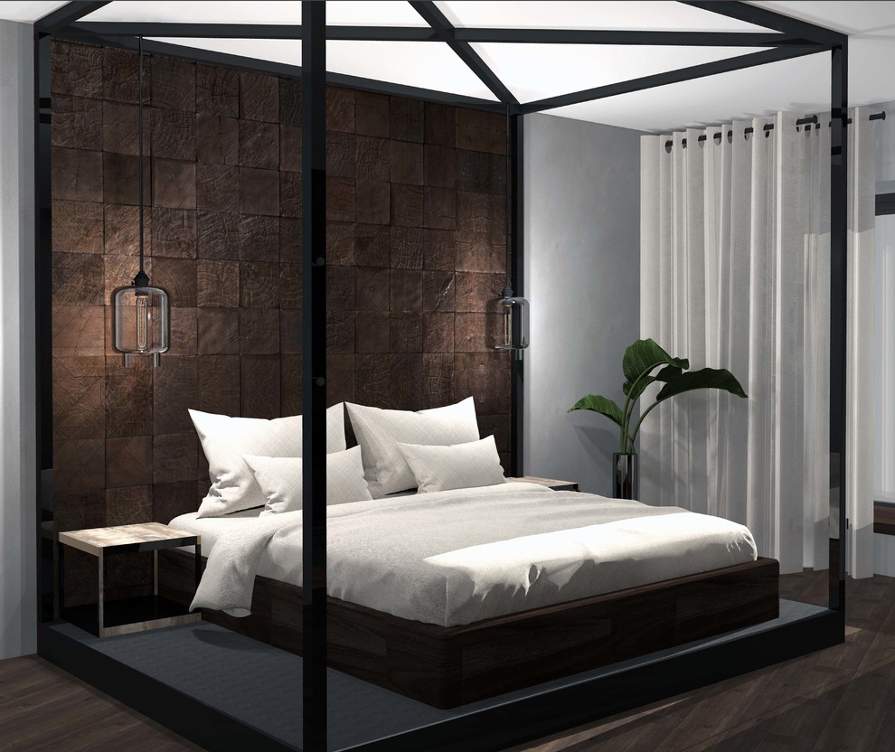 Квартира в современном стиле с элементами лофт