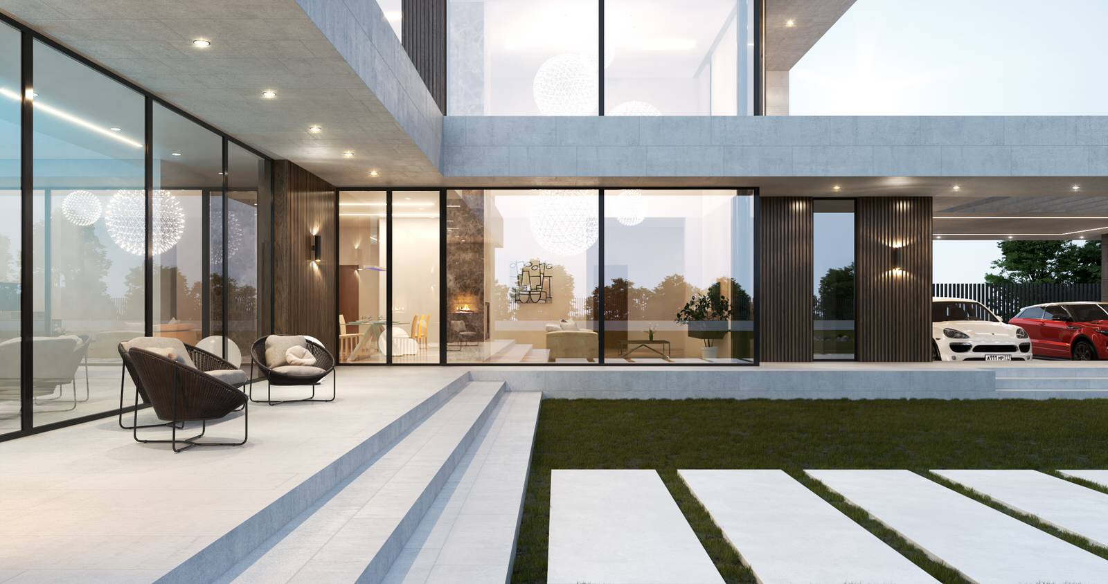 Частный жилой дом с бассейном