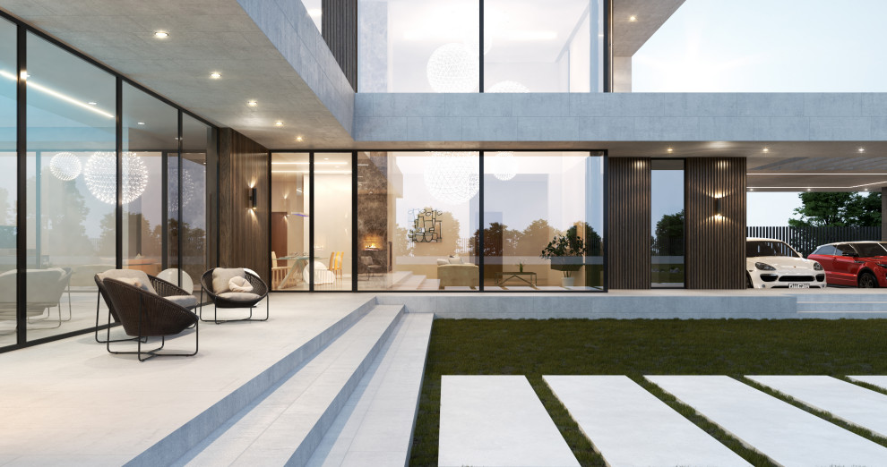 Частный жилой дом с бассейном