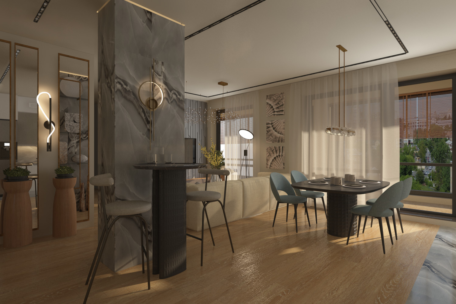 Обложка проекта: Проект квартиры 139 кв.м г.Санкт Петербург