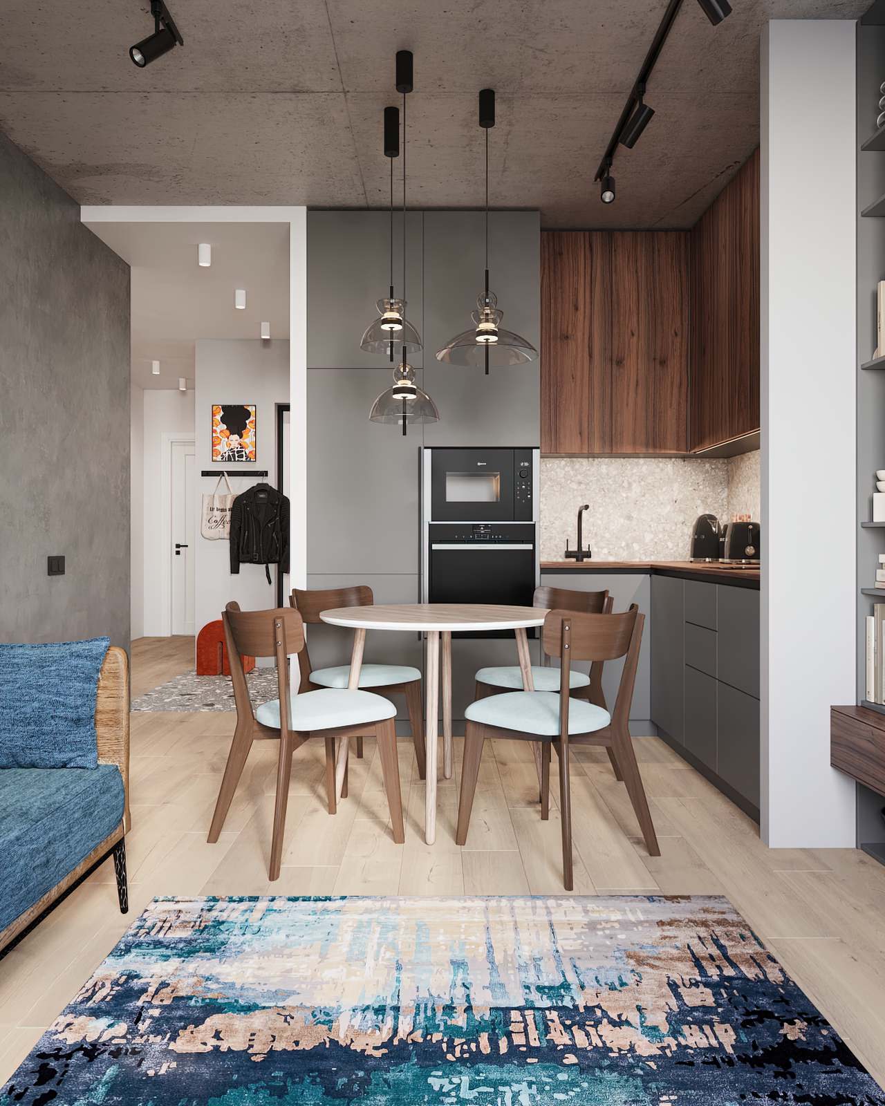 Дизайн проект квартиры ЖК Панин 72м