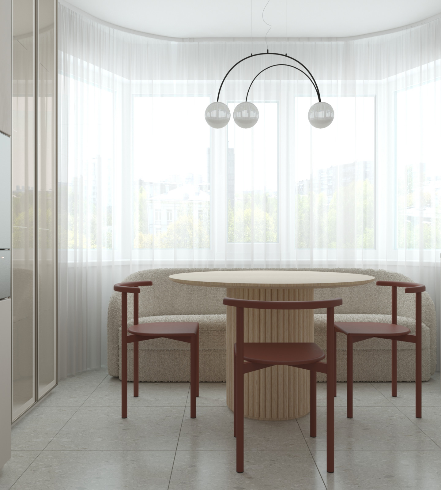 Интерьер с нотками ретро