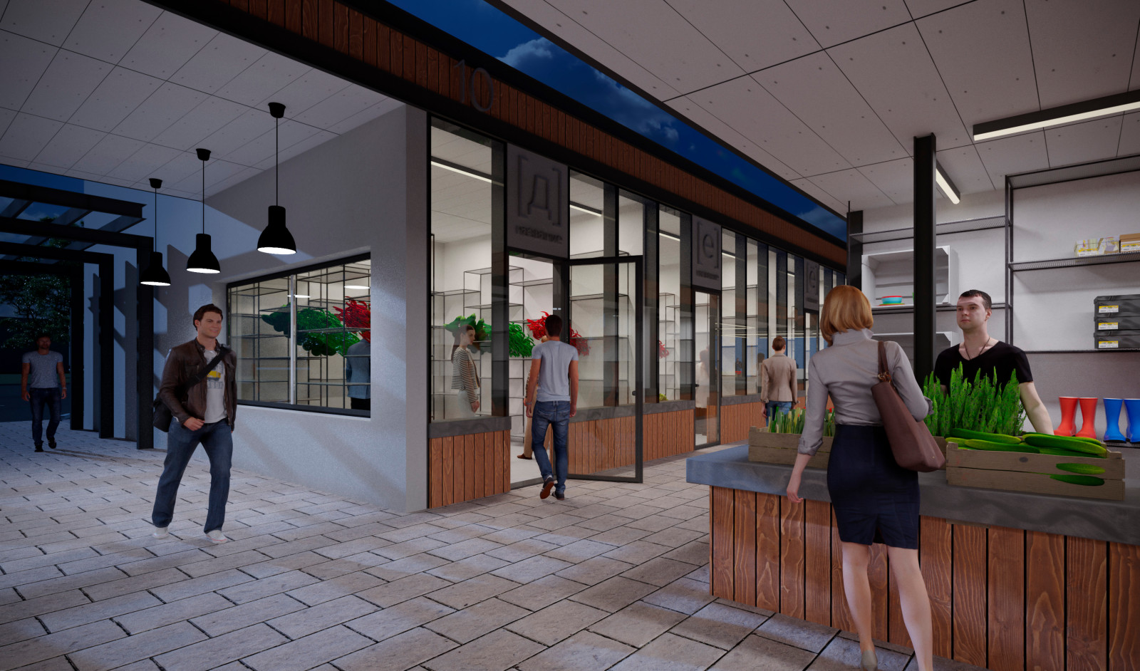 Рынок в Хаджохе