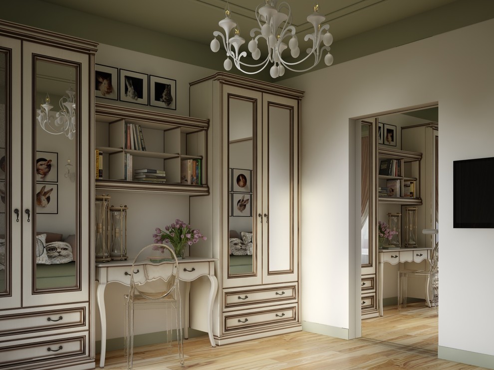 Трехкомнатная квартира в неоклассическом стиле