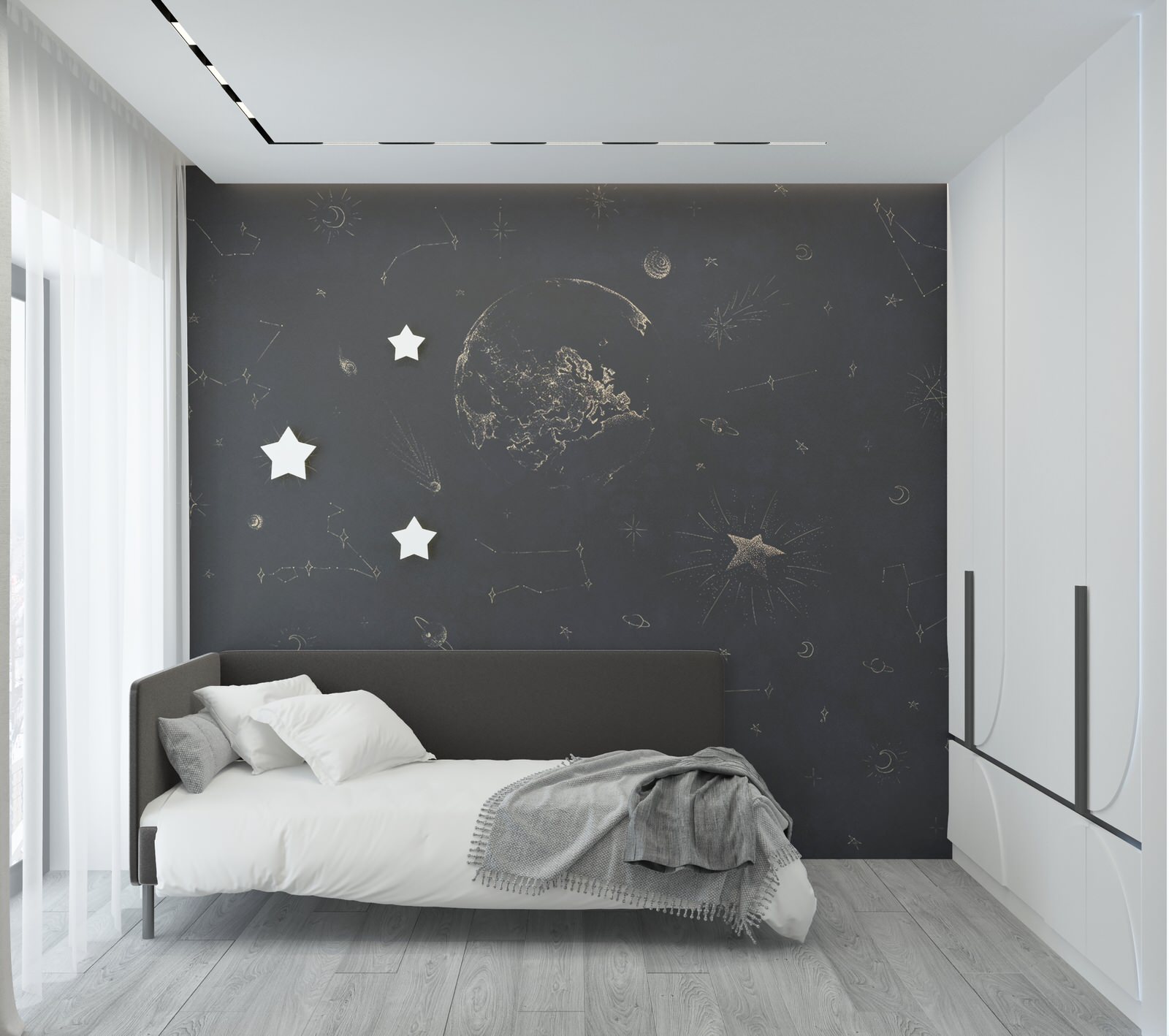 2-х комнатная квартира в современном стиле для молодой семьи