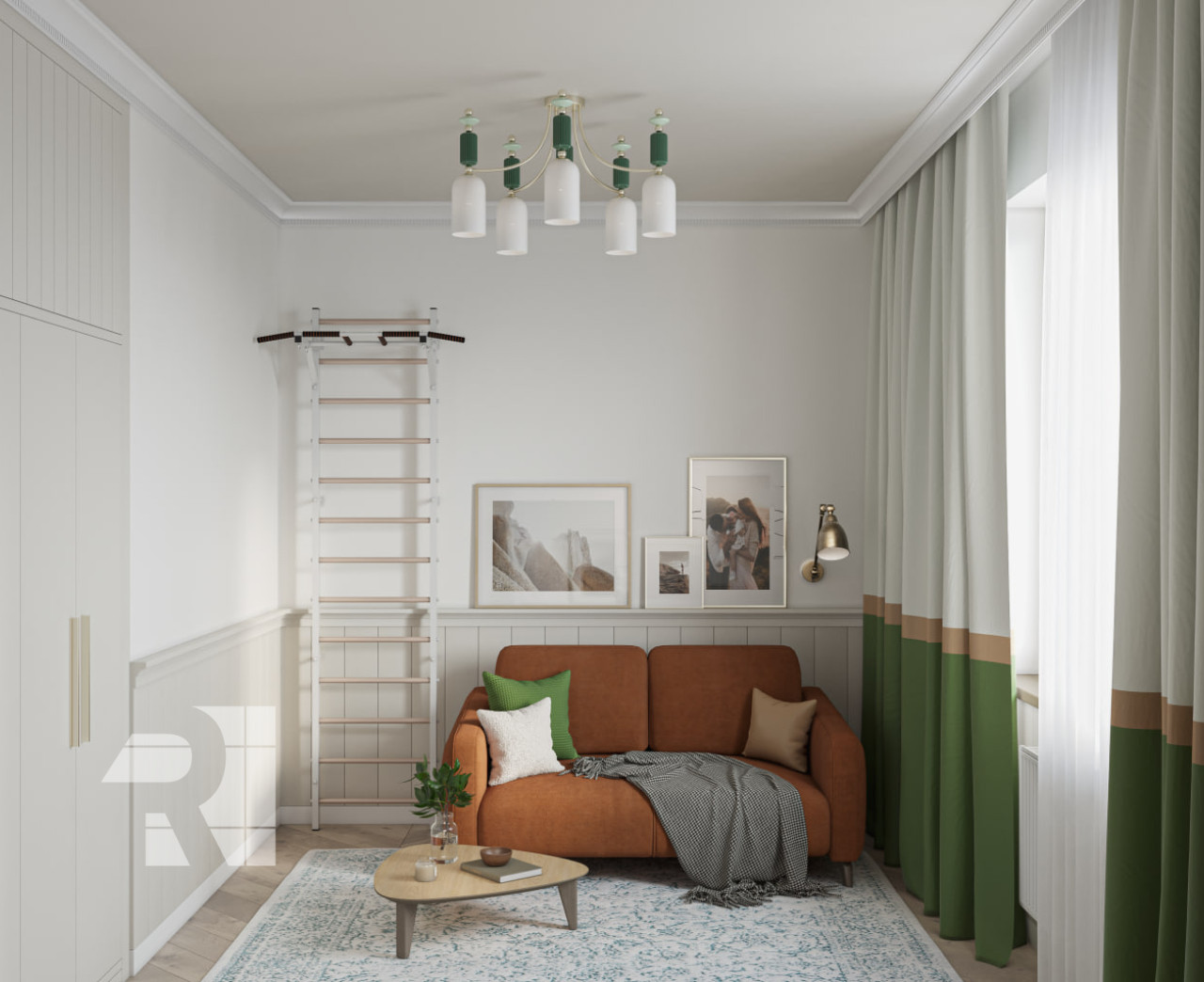 Двухкомнатная квартира в стиле прованс