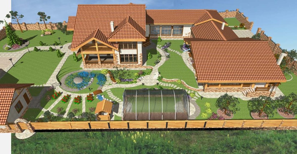 Обложка проекта: Дом-усадьба