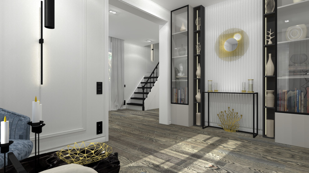 ДОМ В РОСЛАВЛЕ В СИНИХ ОТТЕНКАХ