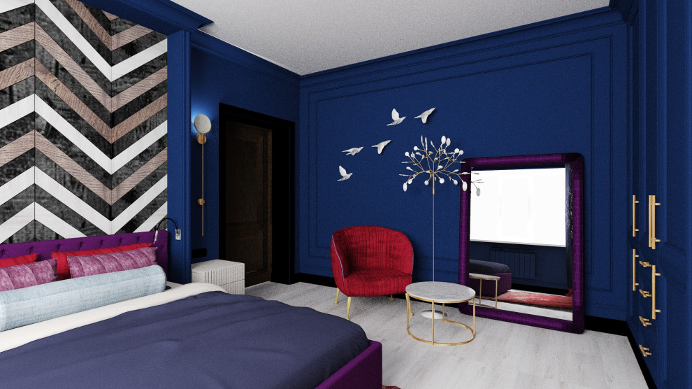 Спальня для креативной девушки