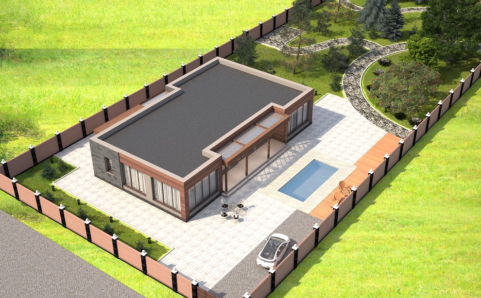 Дом в стиле Райт