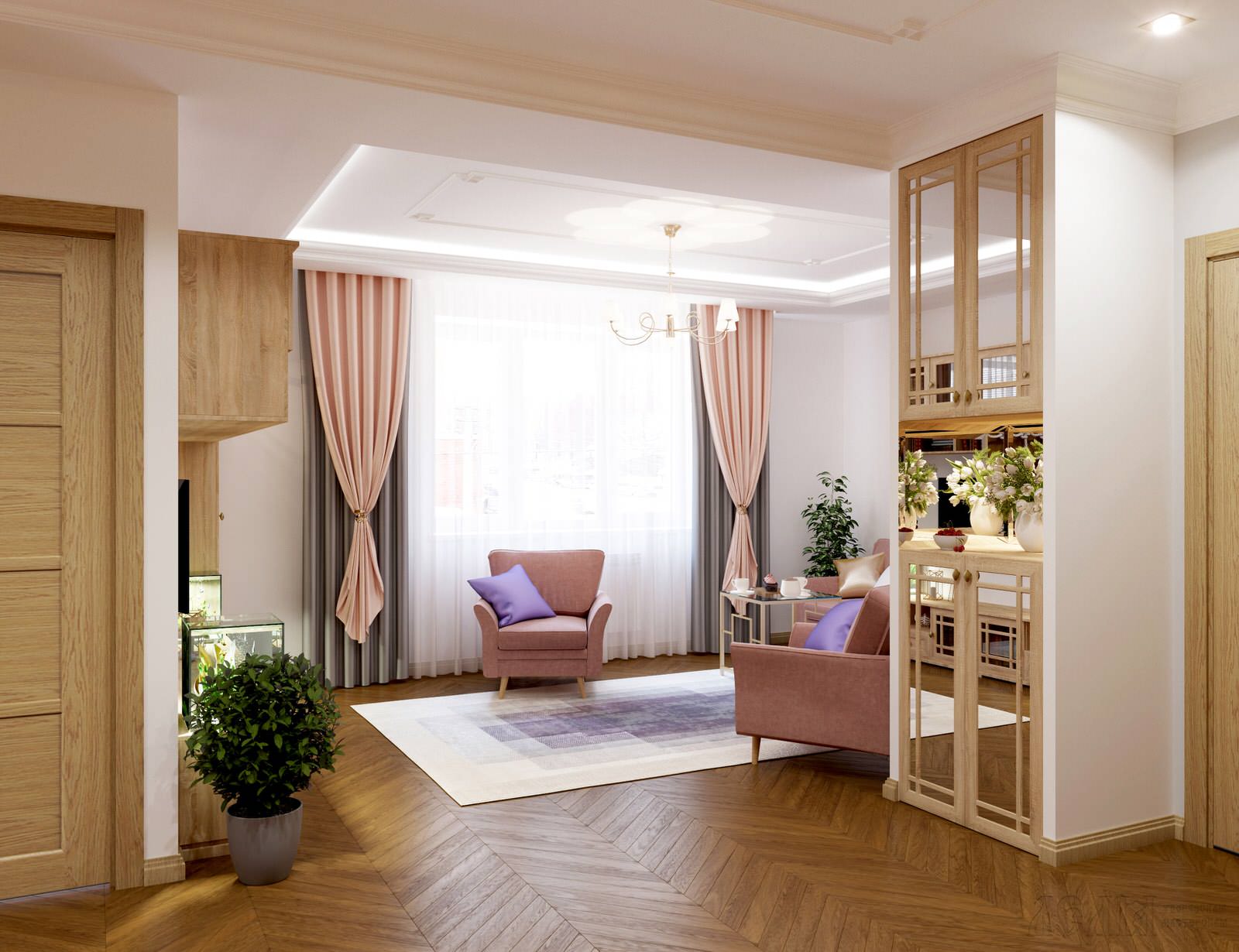 Коллекция Elegant в интерьере гостиной