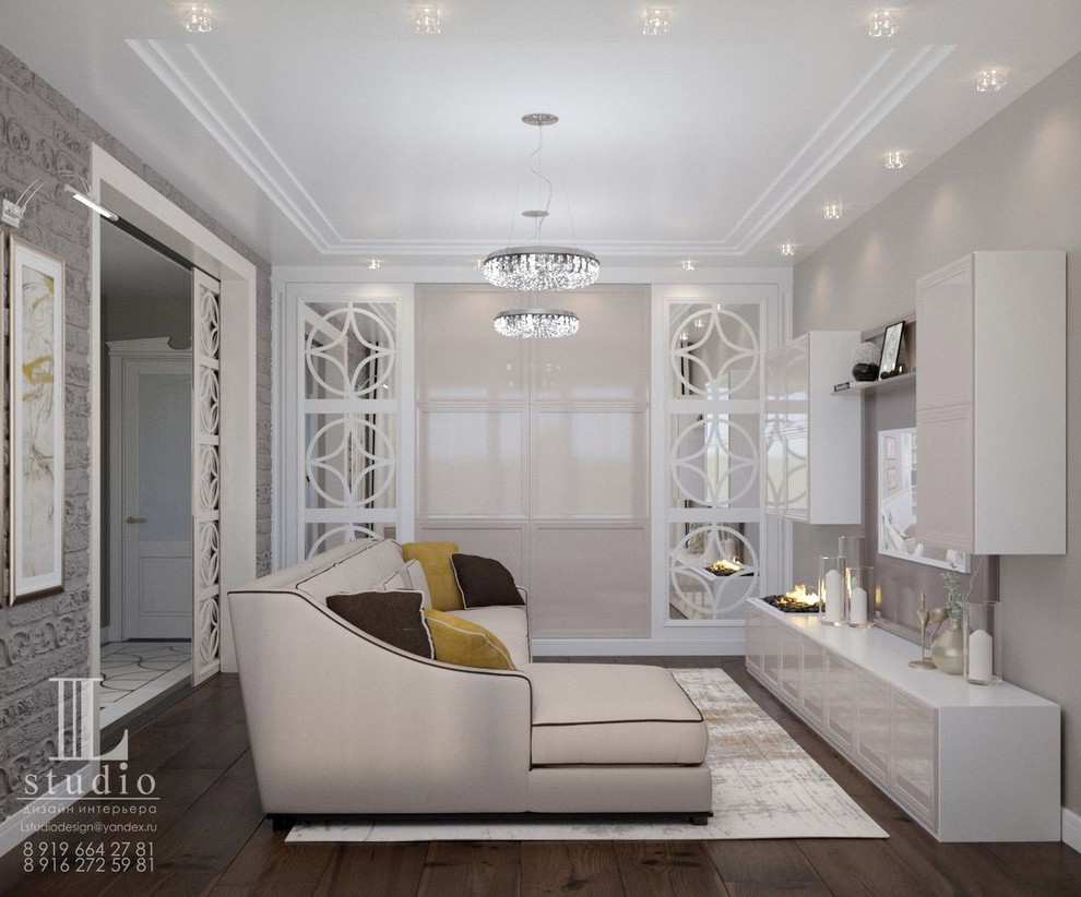 Гостиная с перегородкой