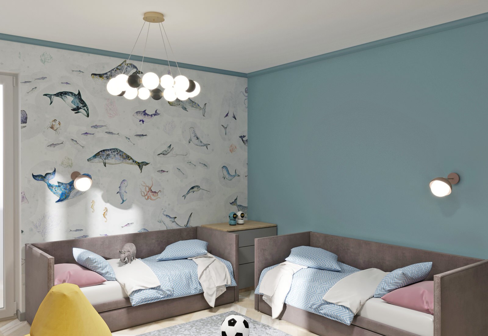 Квартира для молодой семьи с двумя детьми