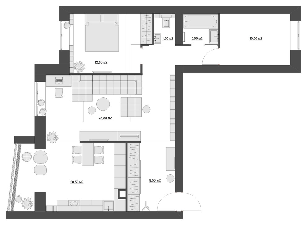 Планировочное решение