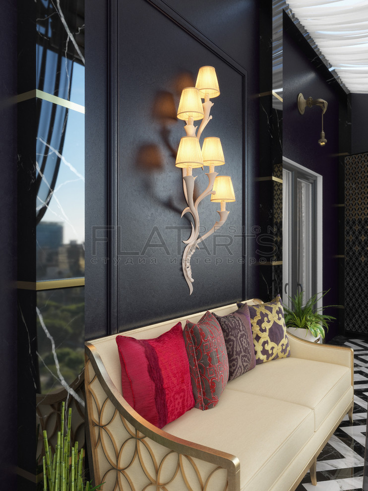 Арт-деко. Дизайн 4-ной квартиры 188кв.м