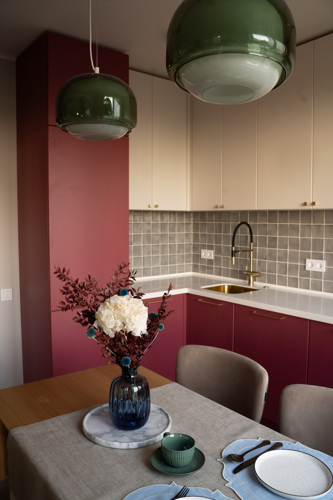 Ягодная кухня в ЖК Лучи