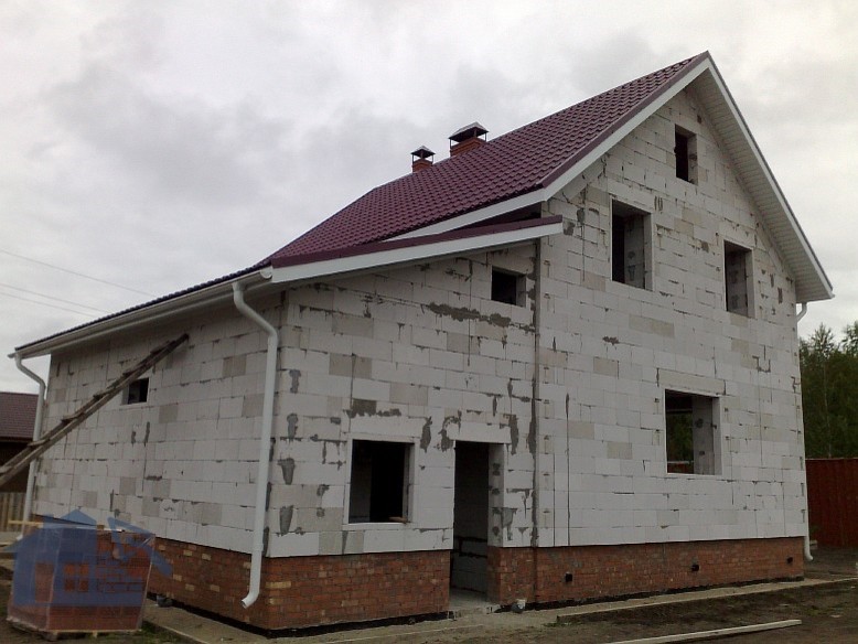 Дома и котеджи из кирпича и газоблока (газобетона) "под ключ"