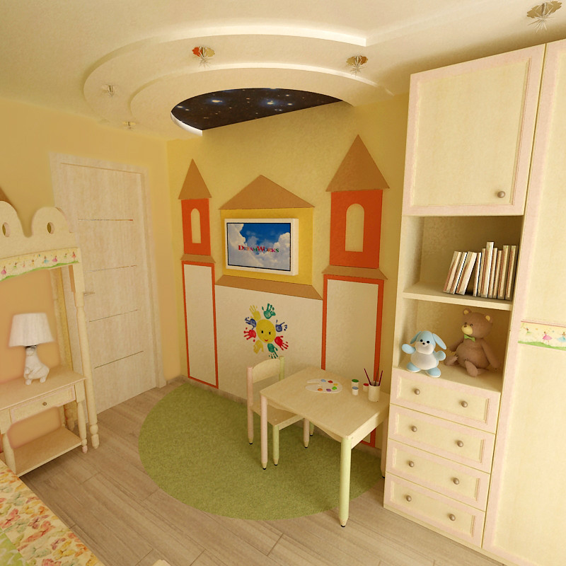 Дизайн интерьера детской