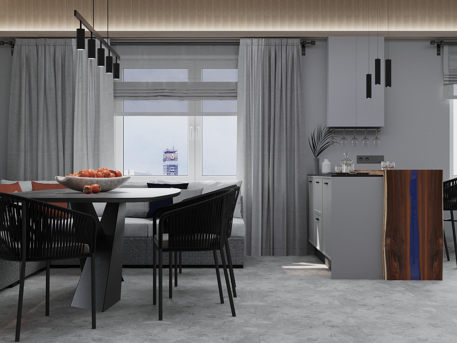 Комната отдыха в сауне