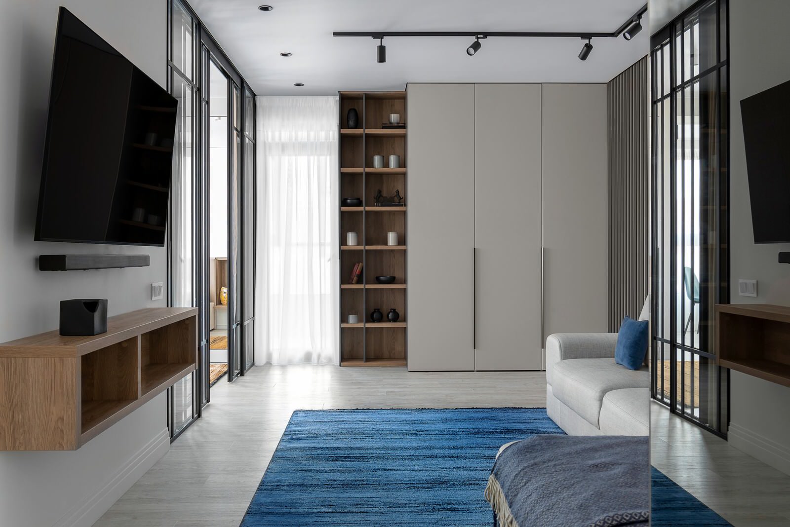 Реализованный проект трехкомнатной квартиры во Владивостоке