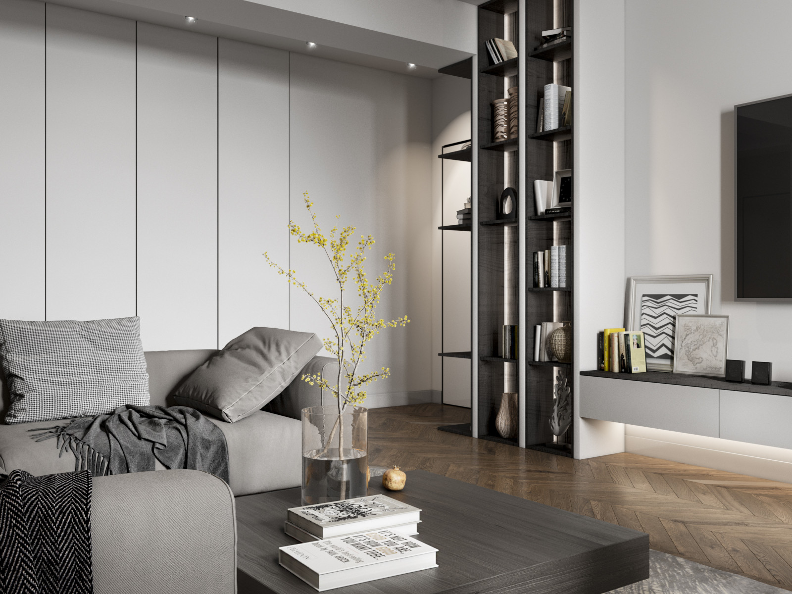 Дизайн интерьера квартиры в ЖК EXCLUSIVE LIFE 140квМ