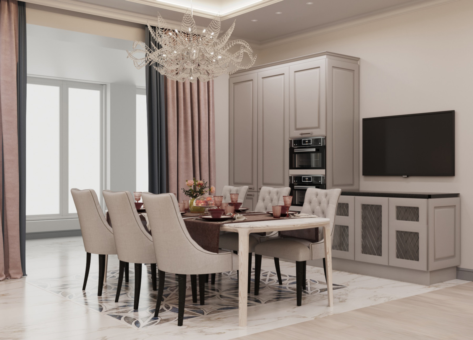 поселок Ушаково, 1 этаж