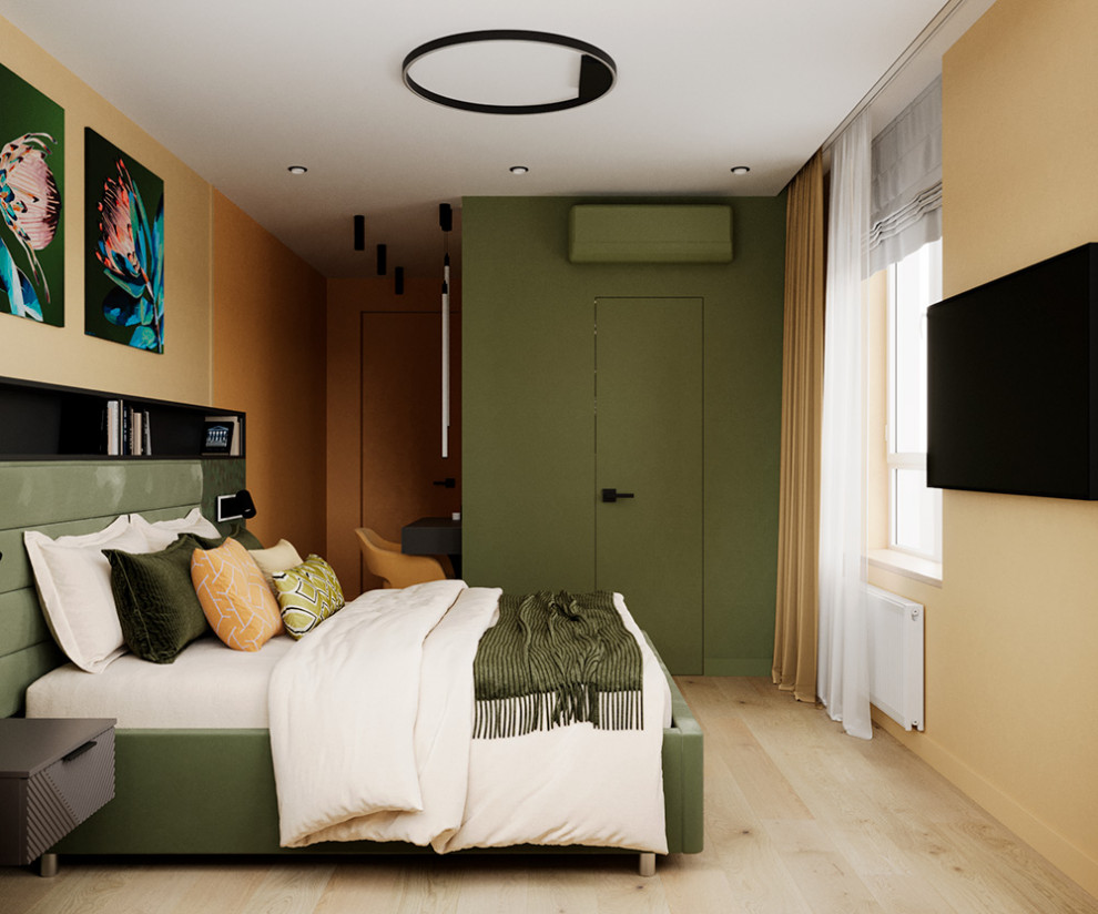 Евро трехкомнатная квартира в современном стиле ЖК Атмосфера