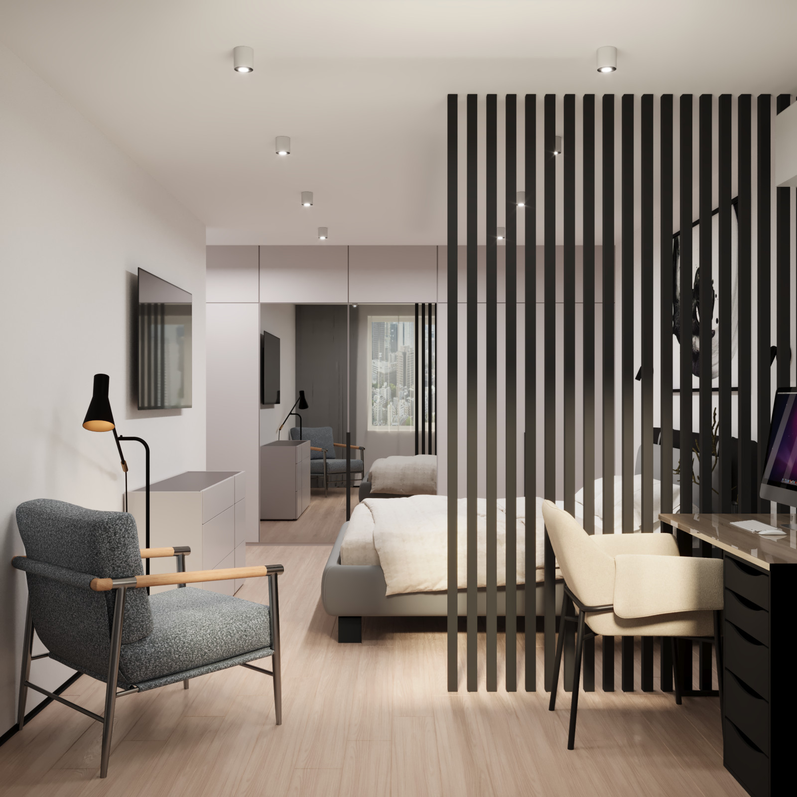 Обложка проекта: Комфортный интерьер для семьи с ребёнком: функциональные решения на 40 м²