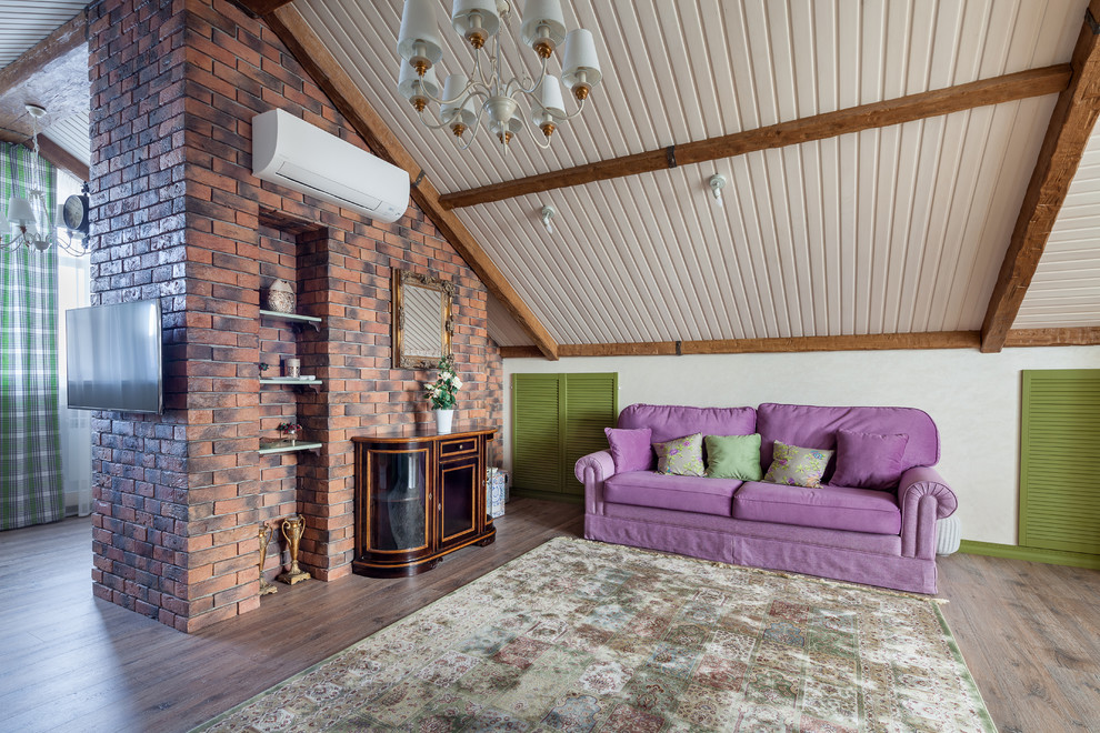 Двухэтажный дом с цокольным этажом и мансардой