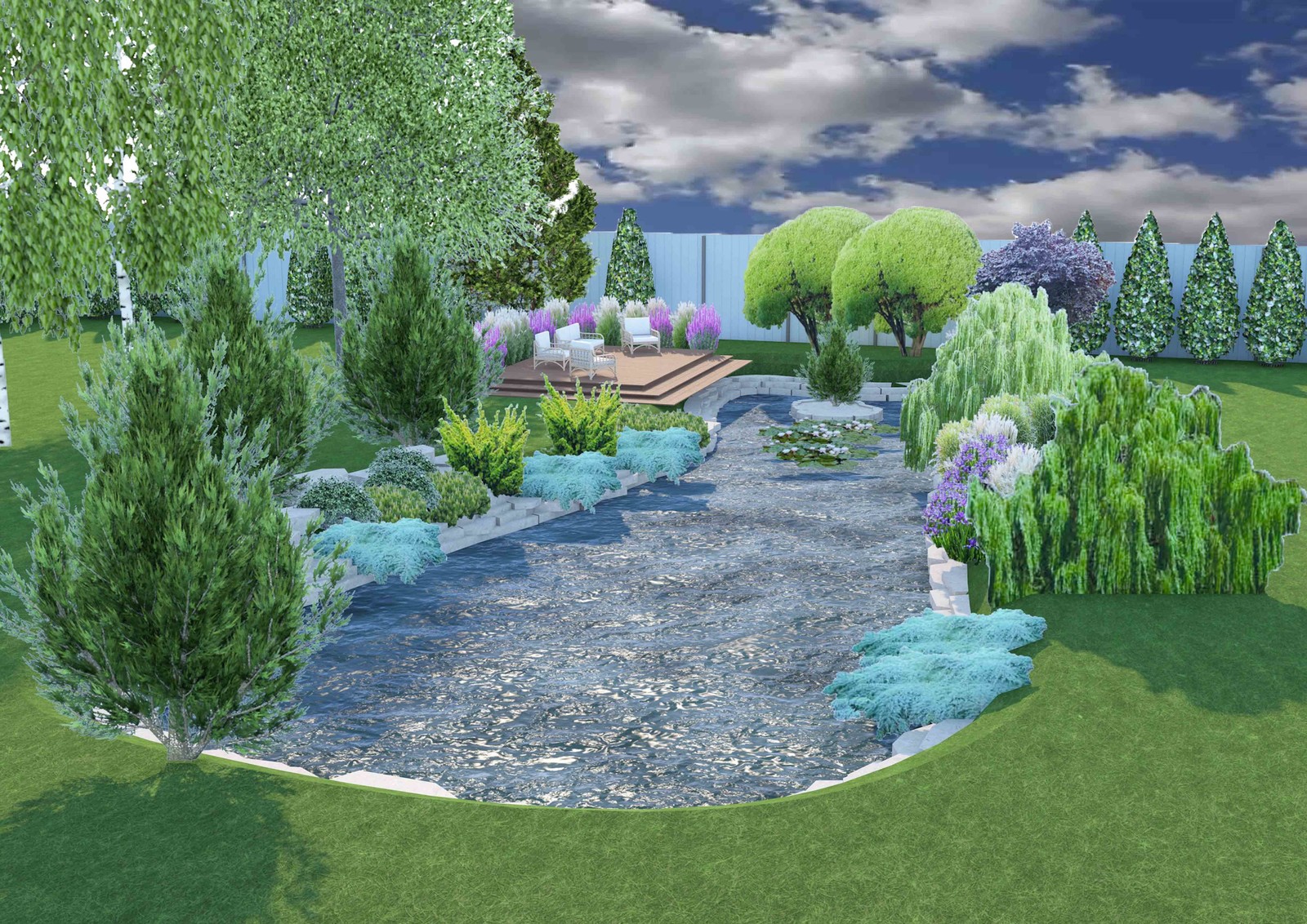 Переделка водоема 200 m3