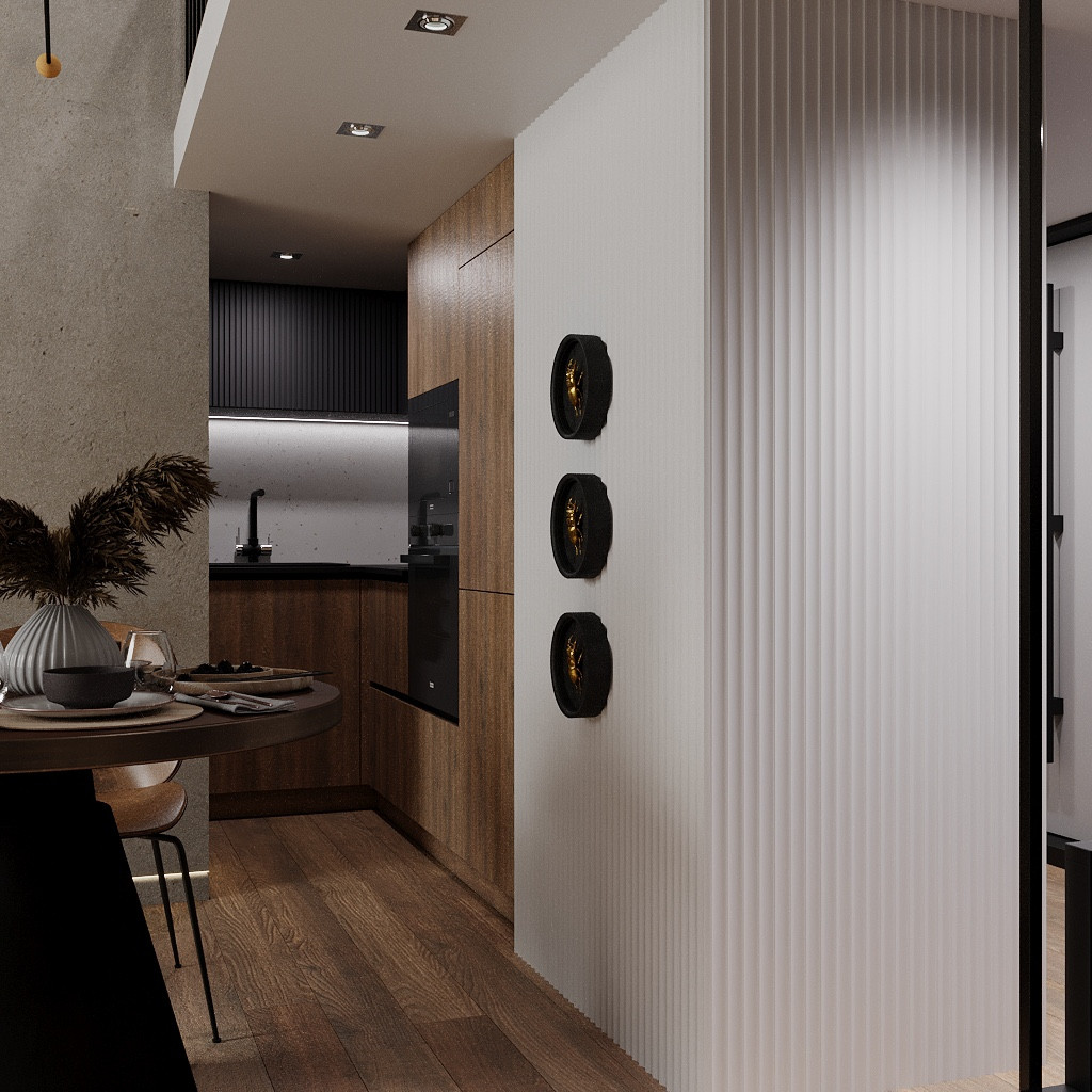 Обложка проекта: Квартира с высотой потолков 3,7 м.