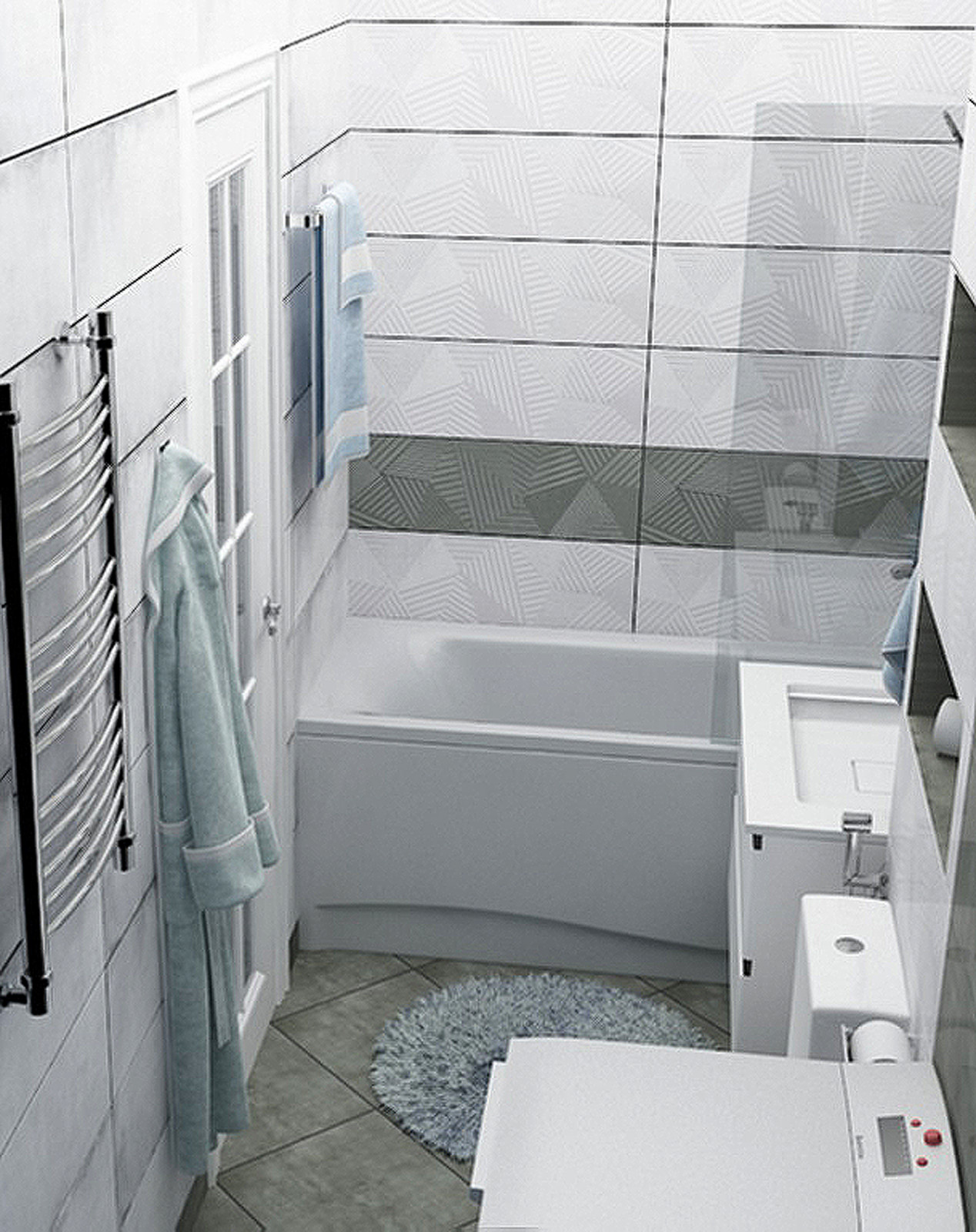 Интерьер однокомнатной квартиры по ул. Ломоносова