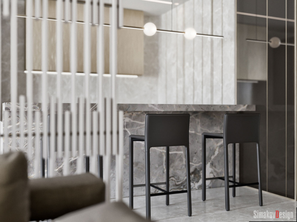 АПАРТАМЕНТЫ ЖК Резиденция Монэ.(гостиная)