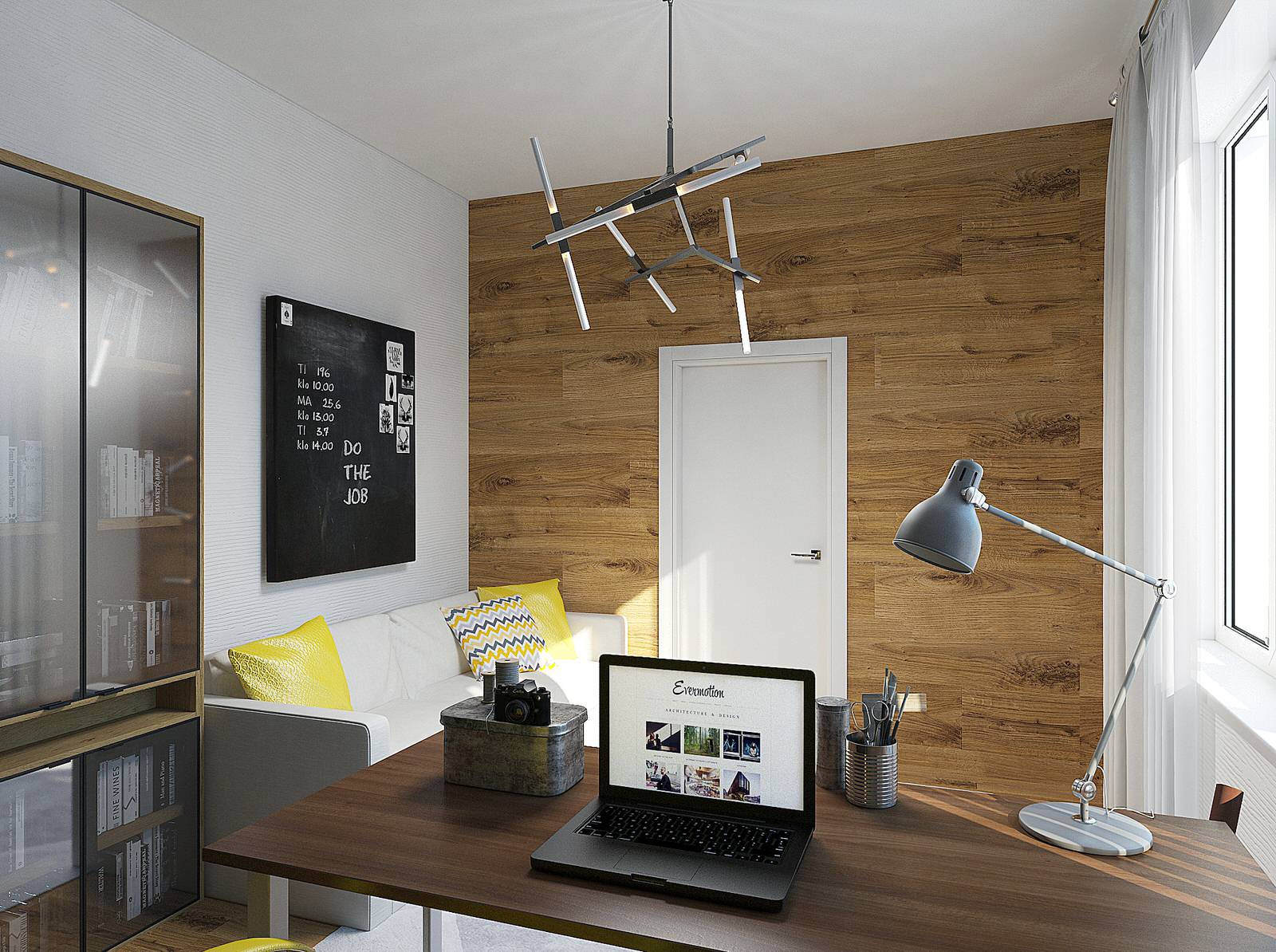 Обложка проекта: Кабинет с пейзажем