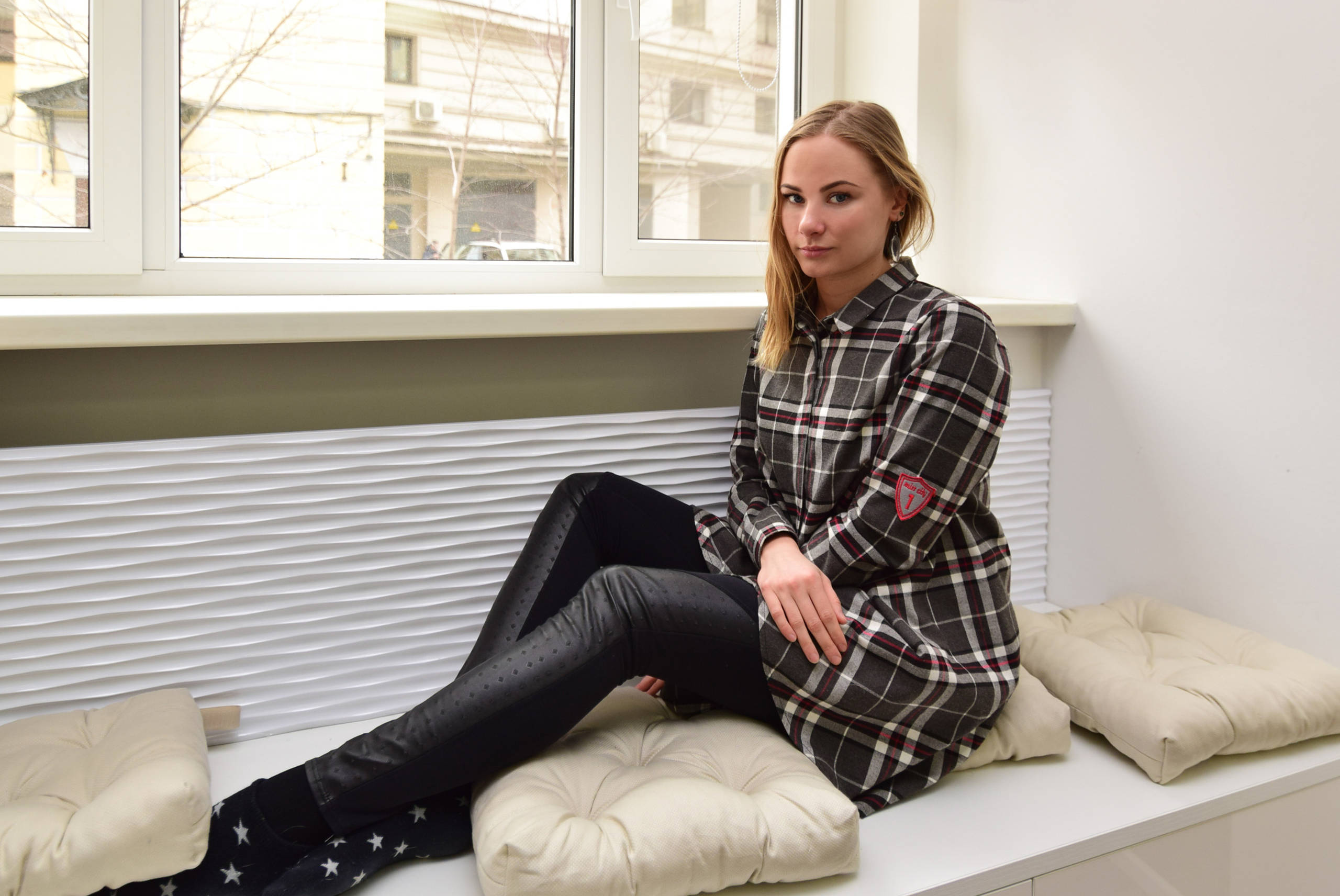 В гостях: Квартира для молодой семьи в лавандовых тонах