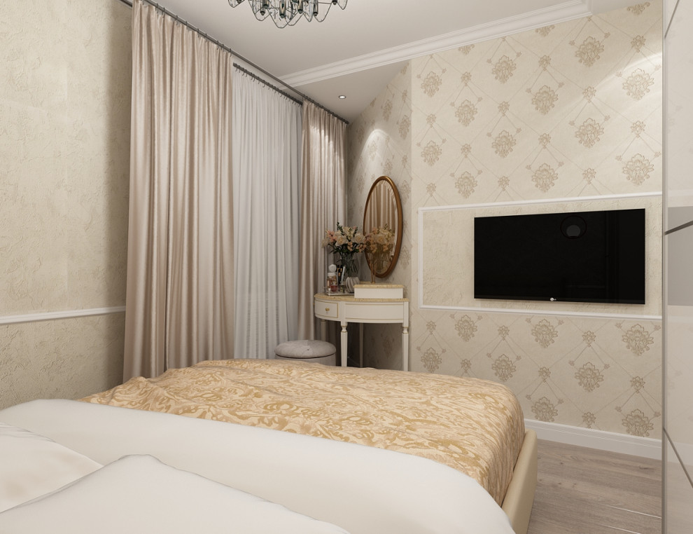 Дизайн-проект спальни с старгороде г.Омск