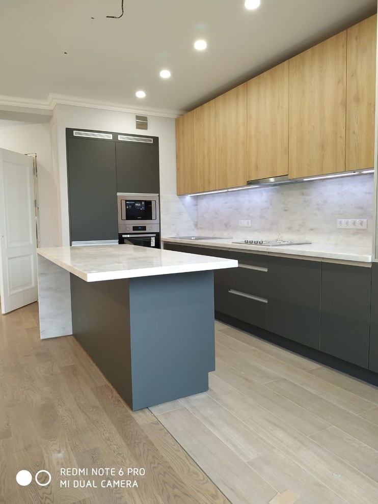 Обложка проекта: кухня с островом