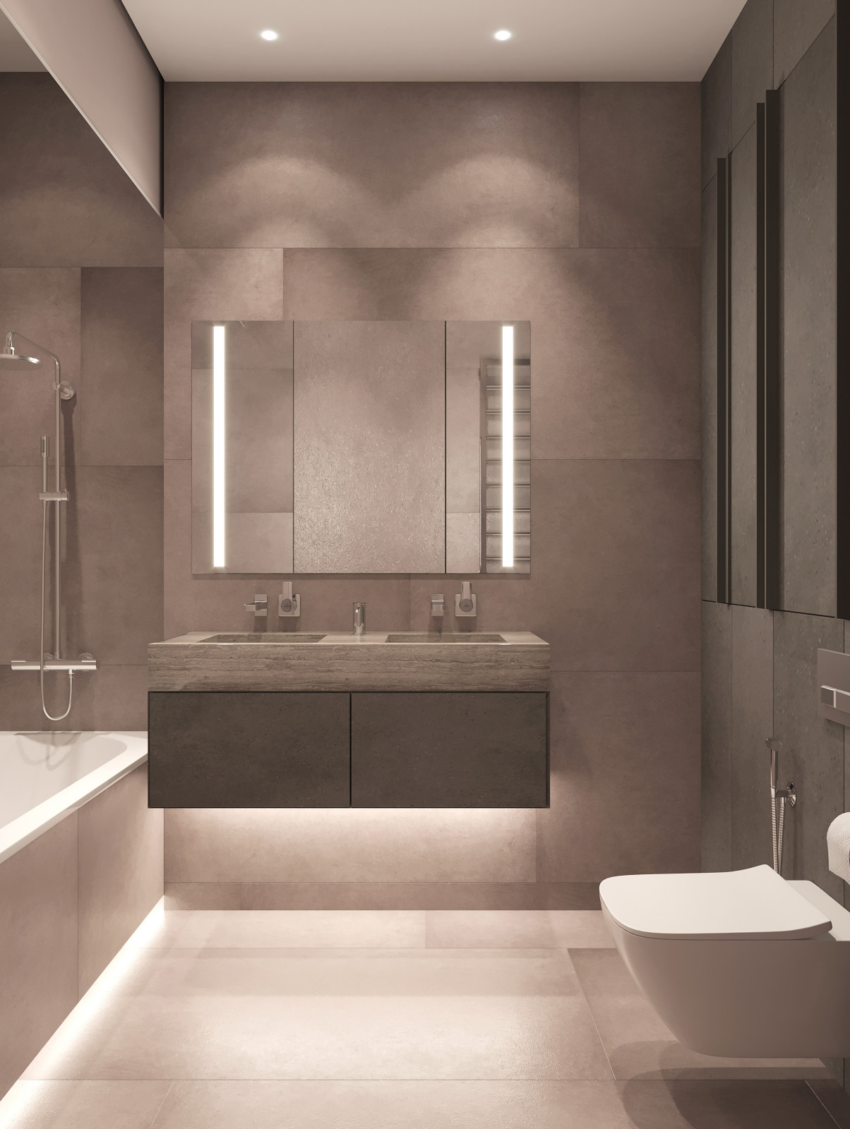 Дизайн интерьера квартиры в современном стиле в ЖК Вандер Парк