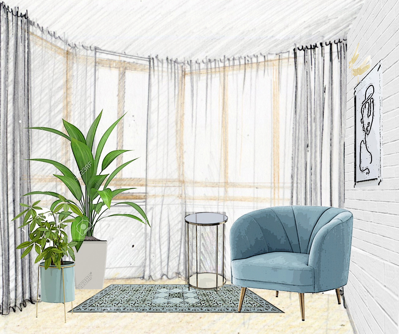 Трехкомнатная квартира на ул. Державина