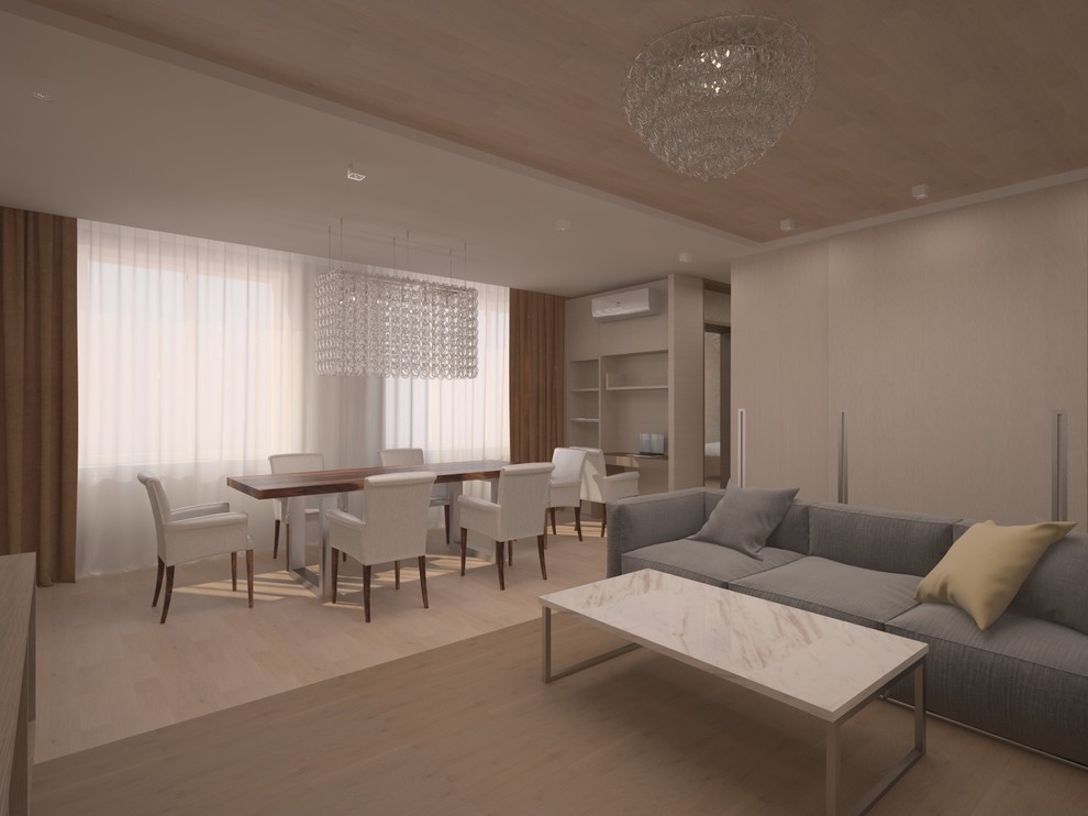 Дизайн проект квартиры с трансформируемыми перегородками