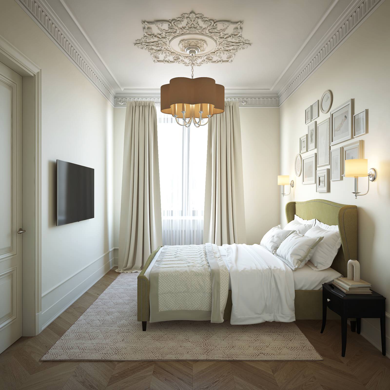 Современная классика, квартира 78м2