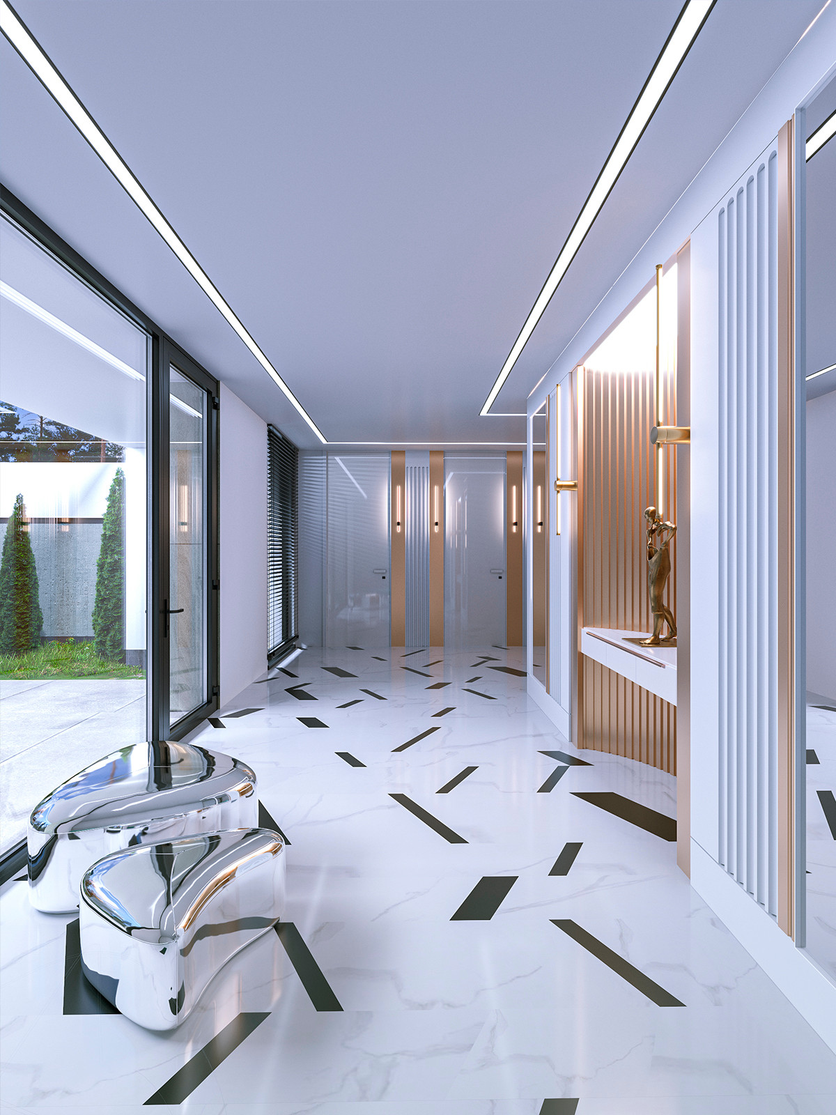 Частный дом в стиле "Хай-тек"