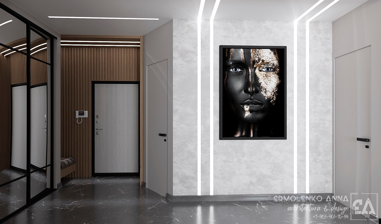 Обложка проекта: ЖК "Переулок Бульварный", г.Новосибирск, Холл