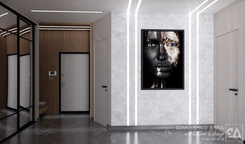 Обложка проекта: ЖК "Переулок Бульварный", г.Новосибирск, Холл