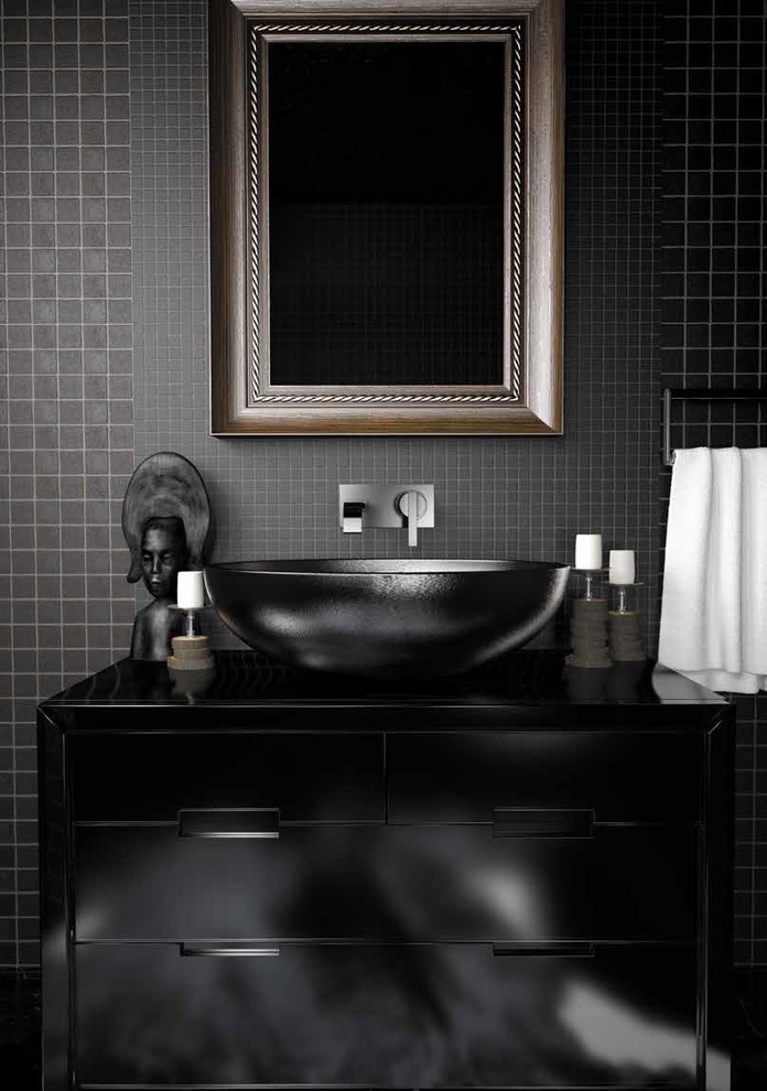 Мозаика из натурального камня в интерьере