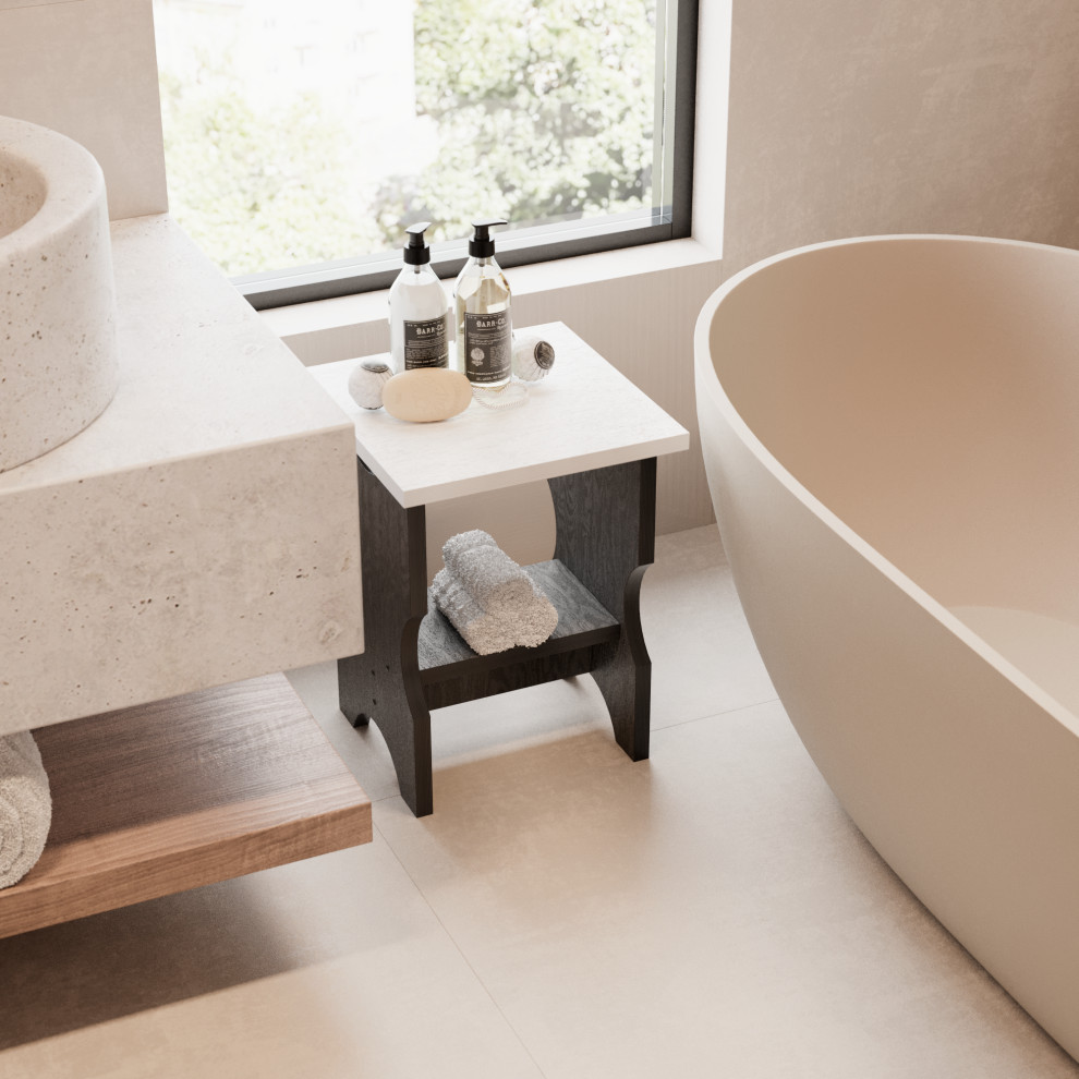 Табурет-столик 2 в 1 "ЧАЙНЫЙ" в интерьере