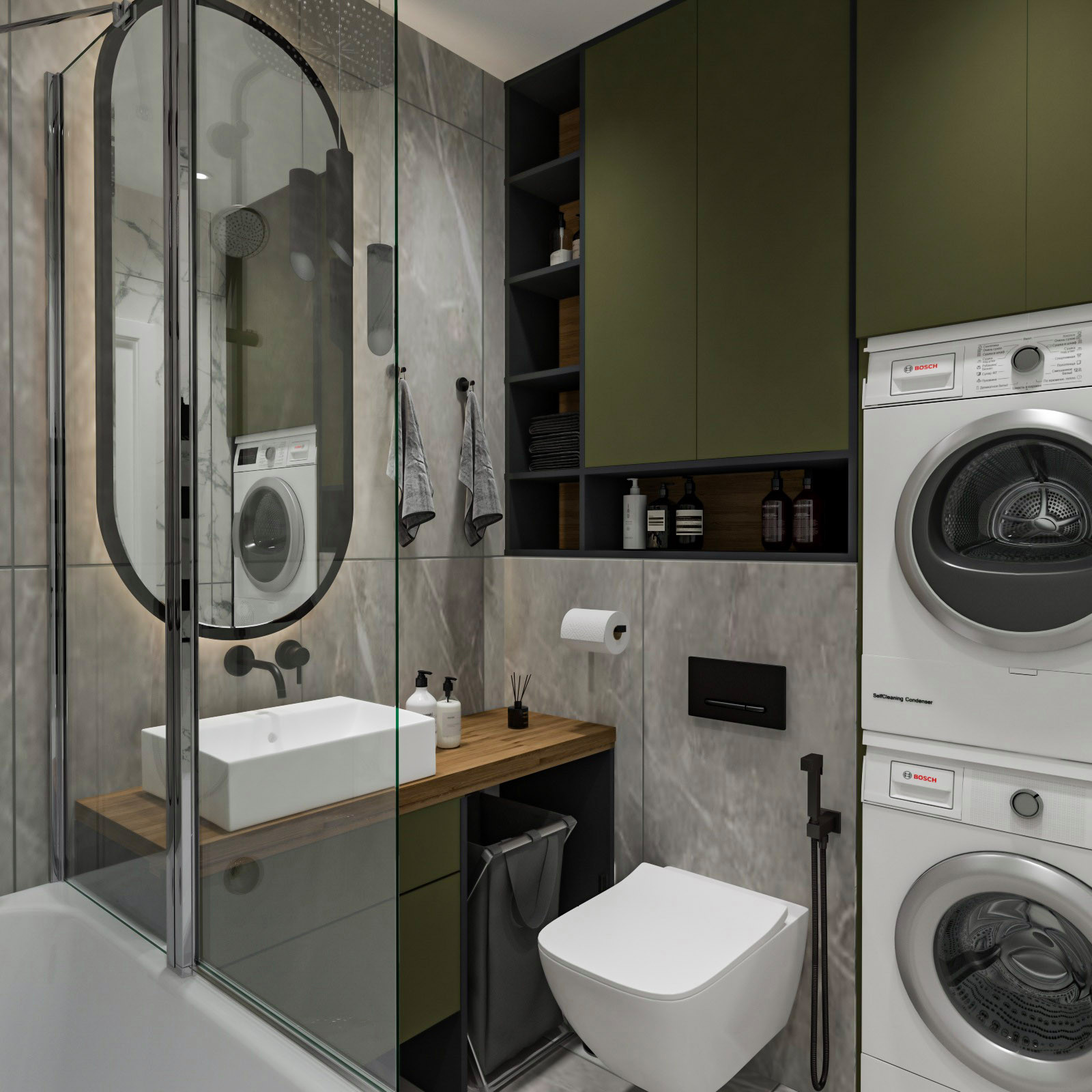 Дизайн-проект квартиры. 2022. Площадь 77,8 м.кв.