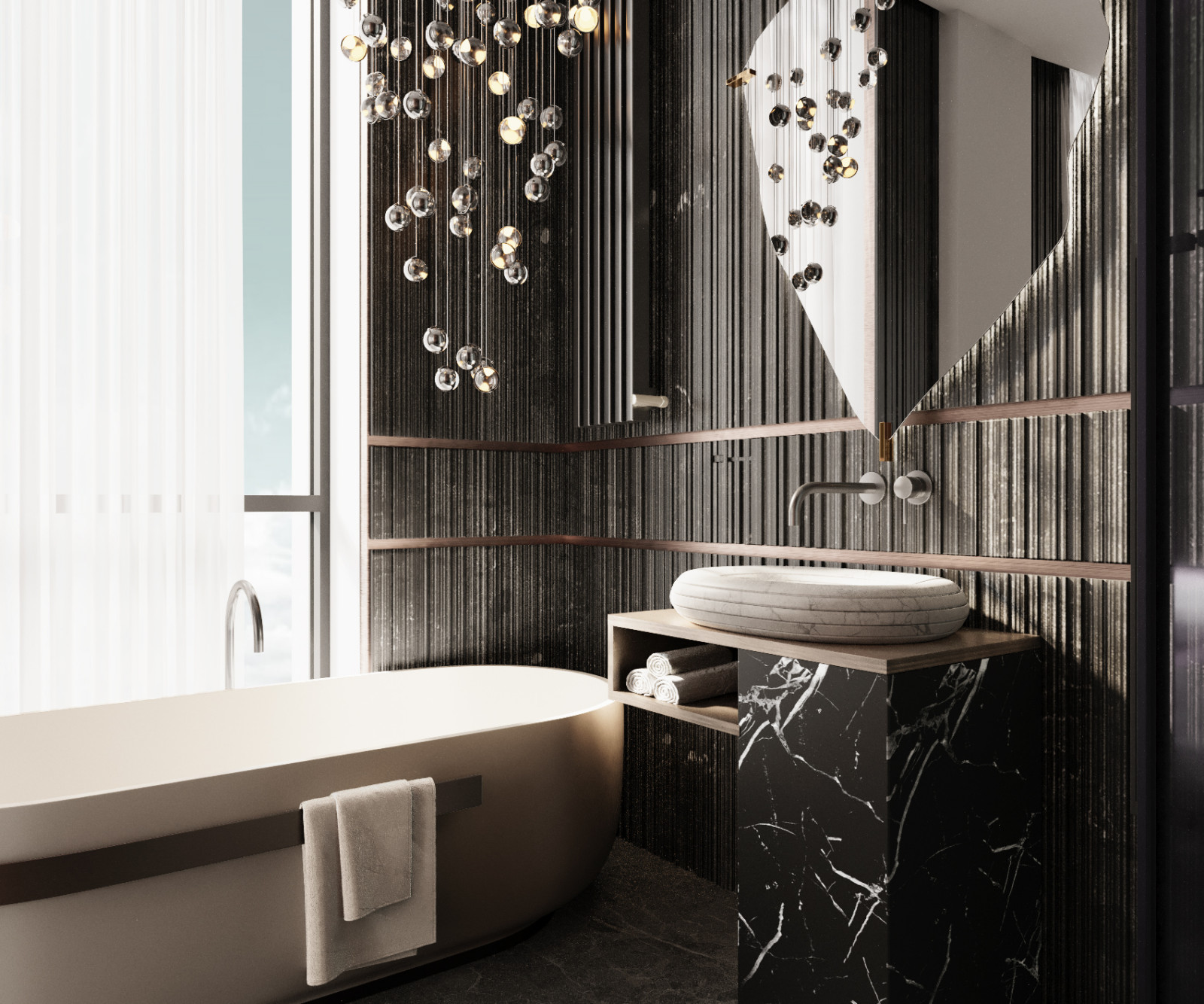 Интерьер квартиры 150 кв. м в ЖК «Плотничный» в Нижнем Новгороде