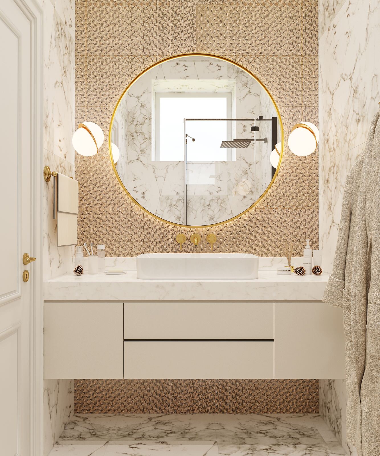 Жилой дом. Дизайн интерьера 1 этажа