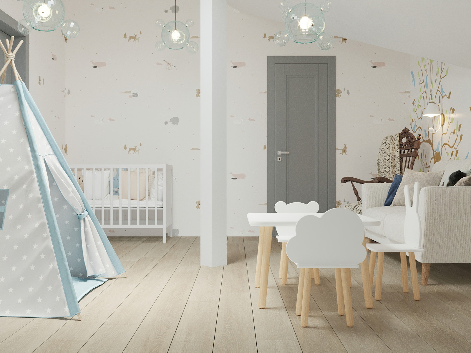 Интерьер дома в современном классическом стиле